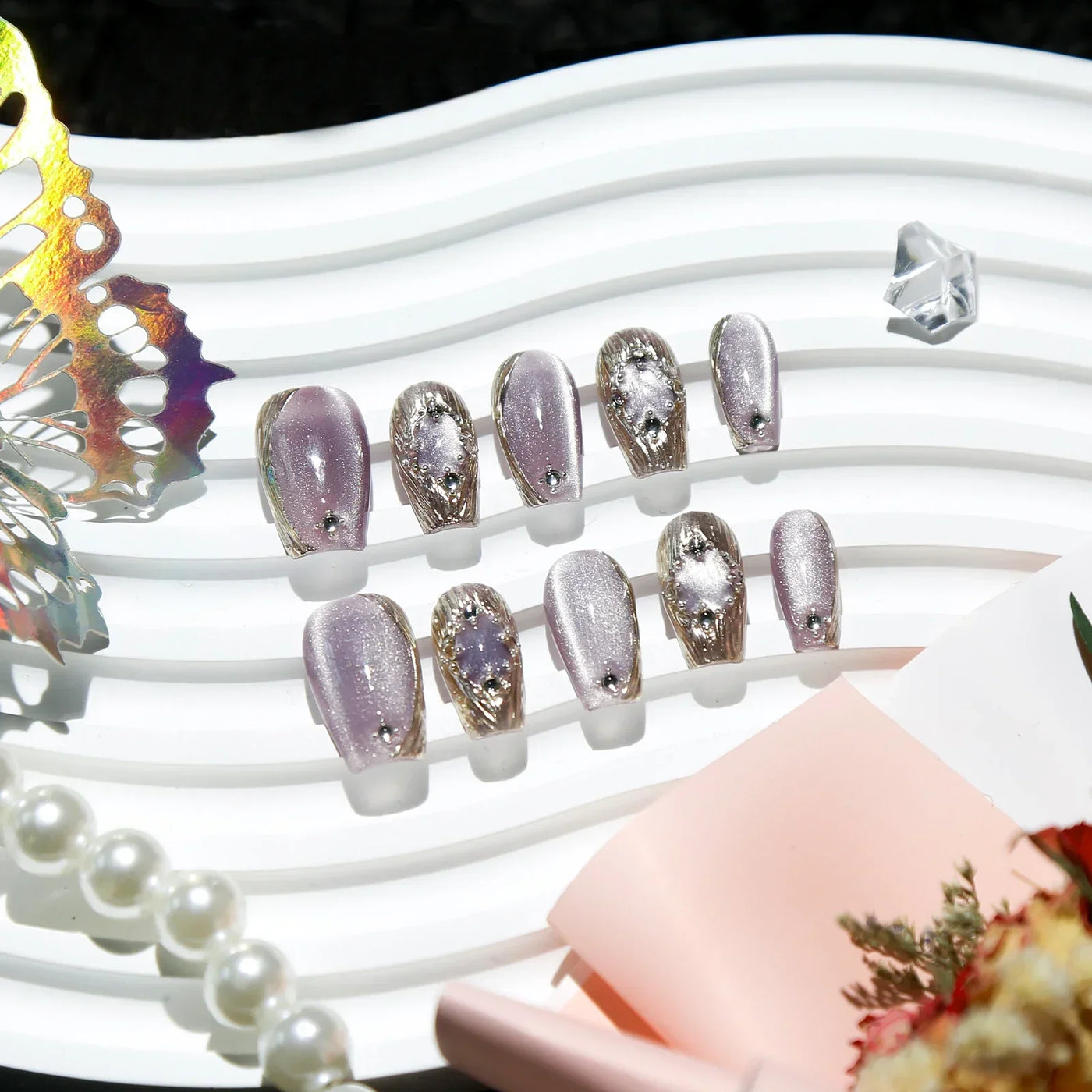 Butterfly Acrylic Press-Ons for Every Occasion-18