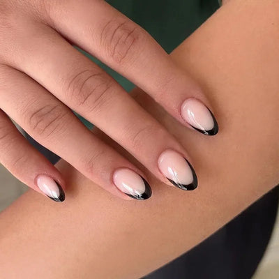 French Rainbow Acrylic Press-On Nails-5