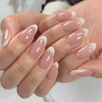 French Rainbow Acrylic Press-On Nails-6