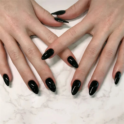 Glossy Acrylic Press On Nails-29