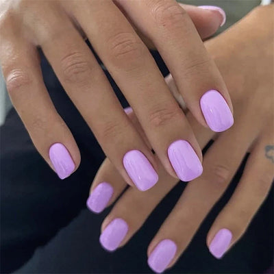 Glossy Acrylic Press On Nails-61