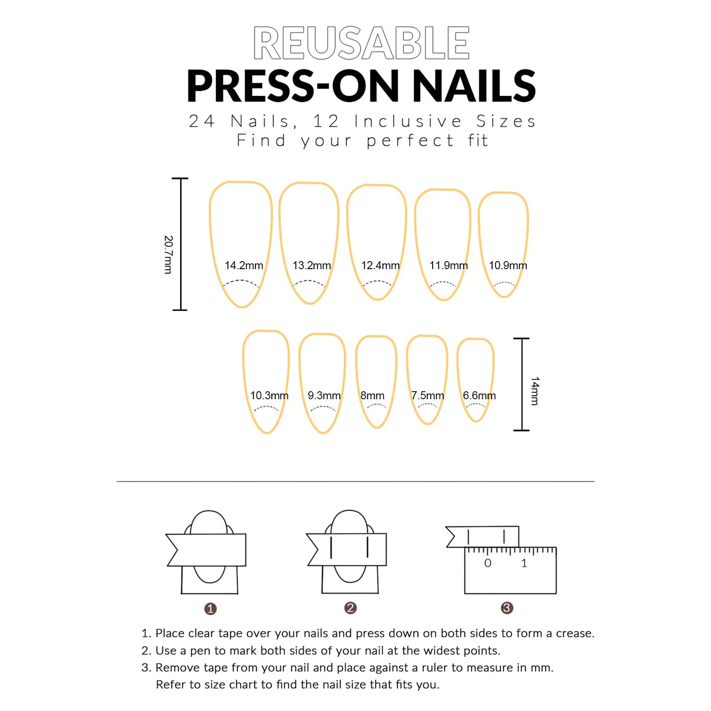 Lot de 24 faux ongles à pression bleu lait style français, paillettes, amande, œil de chat, avec nœuds, décoration diamant, charmants